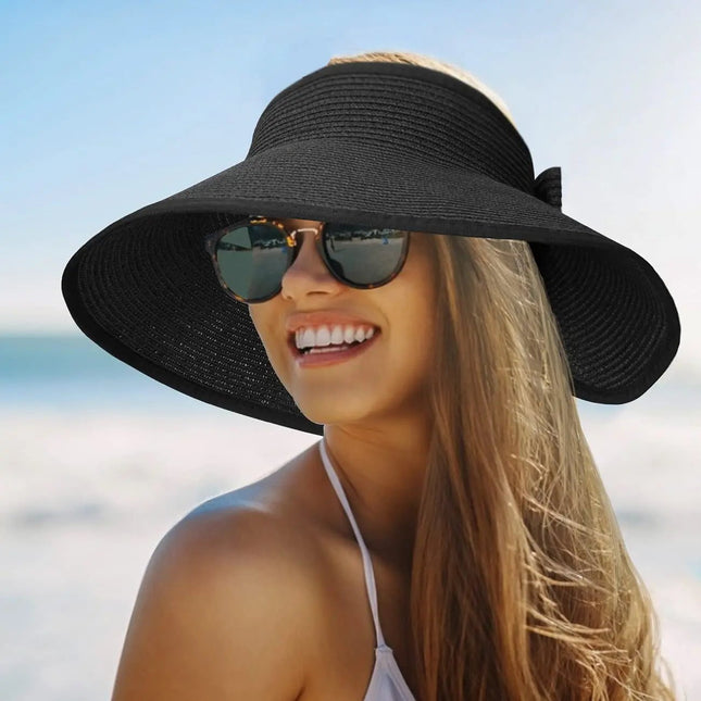 Chapeau à visière d'été pour femmes - Bleu - Ajustable (du 54 au 59) | La boutique du chapeau