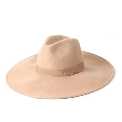 Chapeau automne en feutre - Beige - M (56 - 58cm) | La boutique du chapeau