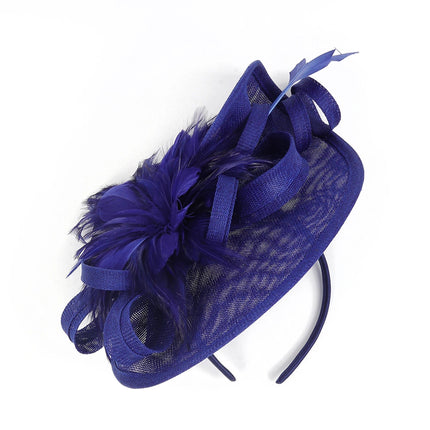Chapeau Bibi Cocktail - Bleu - | La boutique du chapeau