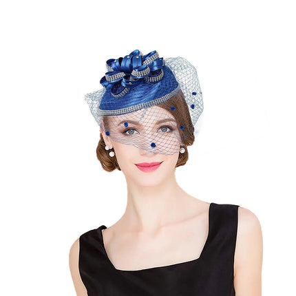 Chapeau Bibi Couture - Bleu - Taille unique | La boutique du chapeau