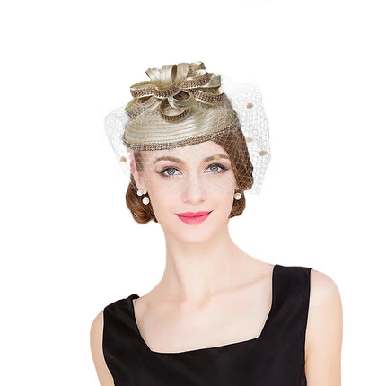 Chapeau Bibi Couture - Champagne - Taille unique | La boutique du chapeau