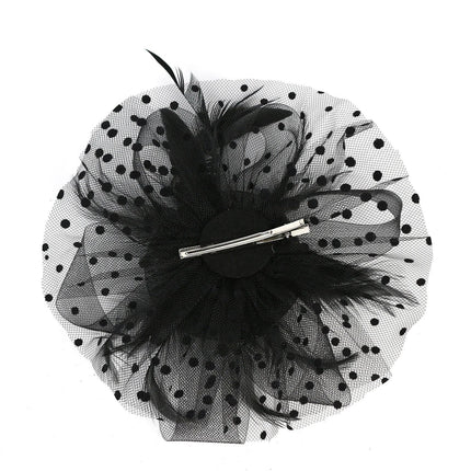 Chapeau Bibi dentelle et fleurs - Bordeau - | La boutique du chapeau
