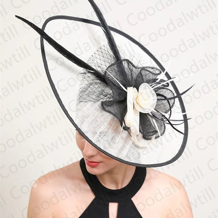 Chapeau Bibi Élégant - Rouge/noir - | La boutique du chapeau