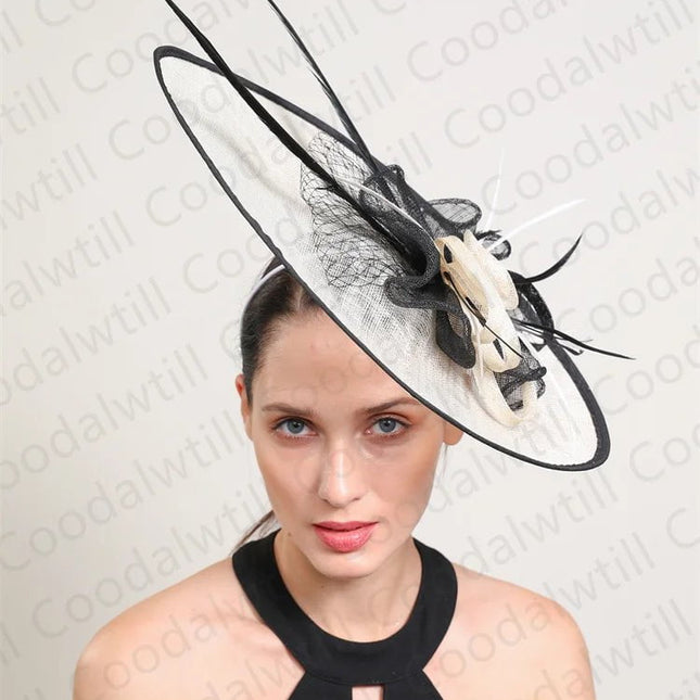 Chapeau Bibi Élégant - Rouge/noir - | La boutique du chapeau