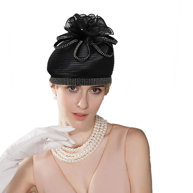 Chapeau Bibi Exquis - Noir - 56 - 58cm | La boutique du chapeau