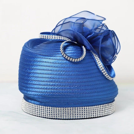 Chapeau Bibi Exquis - Bleu marine - 56 - 58cm | La boutique du chapeau