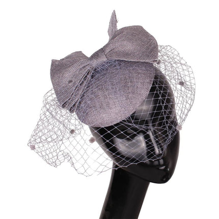 Chapeau Bibi Festif - Gris - | La boutique du chapeau