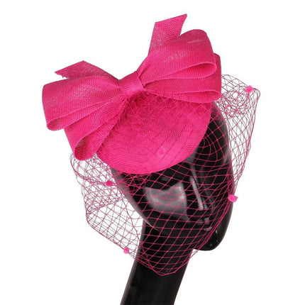 Chapeau Bibi Festif - Rose/rouge - | La boutique du chapeau