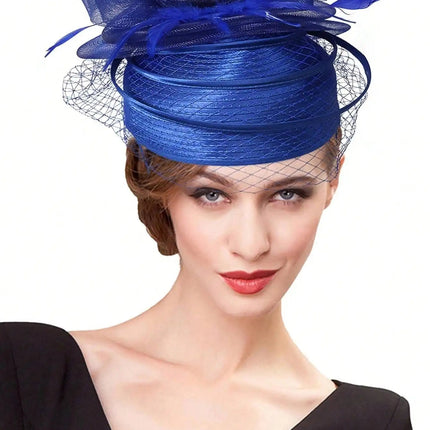 Chapeau Bibi Gala - Bleu - M (56 - 58cm) | La boutique du chapeau