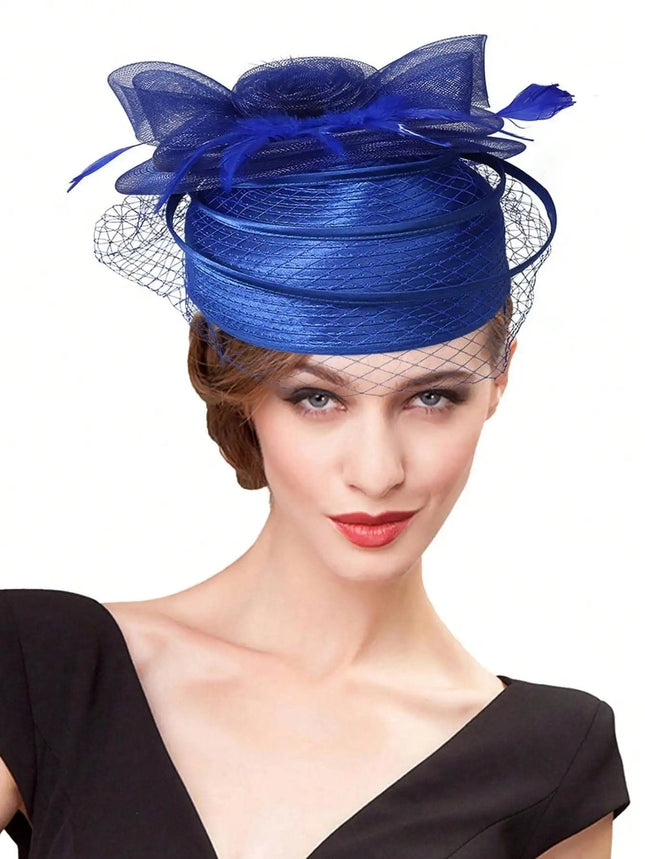 Chapeau Bibi Gala - Bleu - M (56 - 58cm) | La boutique du chapeau