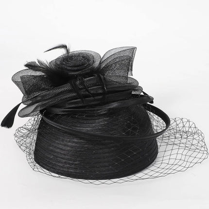 Chapeau Bibi Gala - Noir - M (56 - 58cm) | La boutique du chapeau