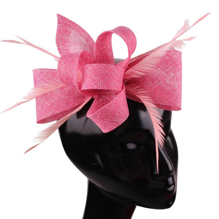 Chapeau Bibi Plumes - Rose - | La boutique du chapeau