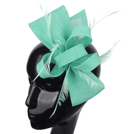 Chapeau Bibi Plumes - Vert - | La boutique du chapeau