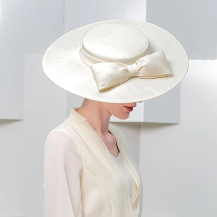 Chapeau Bibi Satin - Ivoire - 56 to 58cm | La boutique du chapeau