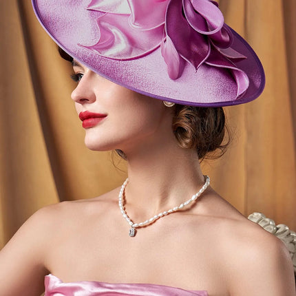 Chapeau Bibi Soie - Violet - | La boutique du chapeau