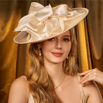 Chapeau Bibi Soie - Champagne - | La boutique du chapeau