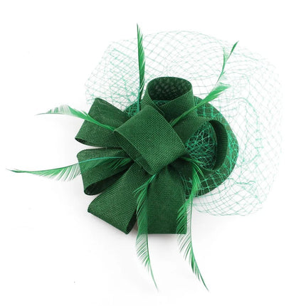 Chapeau Bibi Soirée - Vert 2 - | La boutique du chapeau