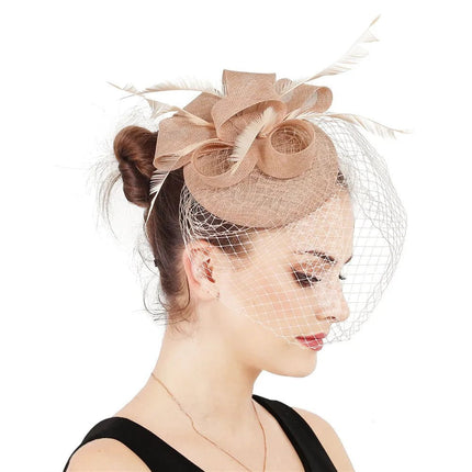 Chapeau Bibi Soirée - Champagne - | La boutique du chapeau