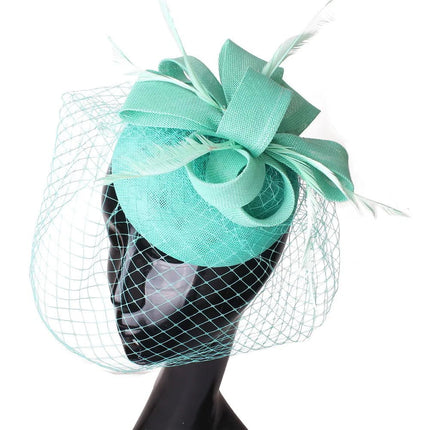 Chapeau Bibi Soirée - Vert 2 - | La boutique du chapeau