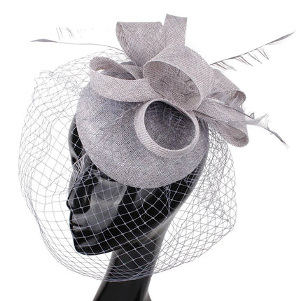 Chapeau Bibi Soirée - Gris - | La boutique du chapeau