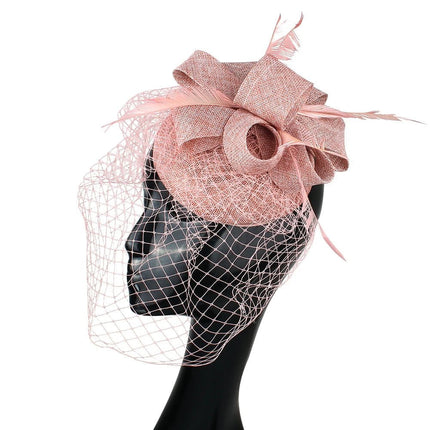 Chapeau Bibi Soirée - Rose 3 - | La boutique du chapeau