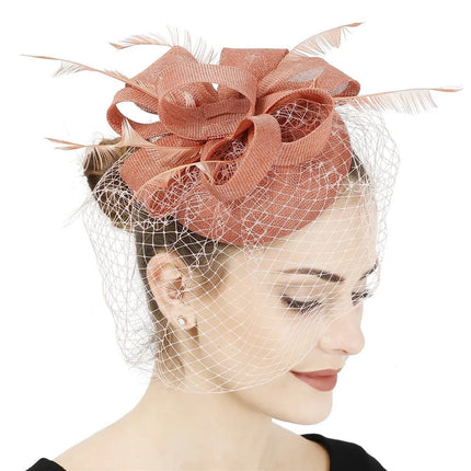 Chapeau Bibi Soirée - Pêche - | La boutique du chapeau