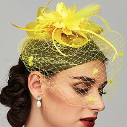 Chapeau Bibi Vintage - Jaune - | La boutique du chapeau