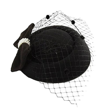 Chapeau Bibi Vintage - Noir - | La boutique du chapeau