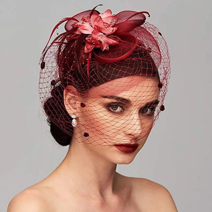 Chapeau Bibi Vintage - Bordeau - | La boutique du chapeau