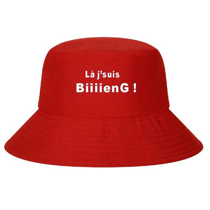 Chapeau bob audacieux - Rouge - L (58 - 59cm) | La boutique du chapeau