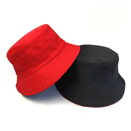Chapeau bob classique - Rouge/noir - M (56 - 58cm) | La boutique du chapeau