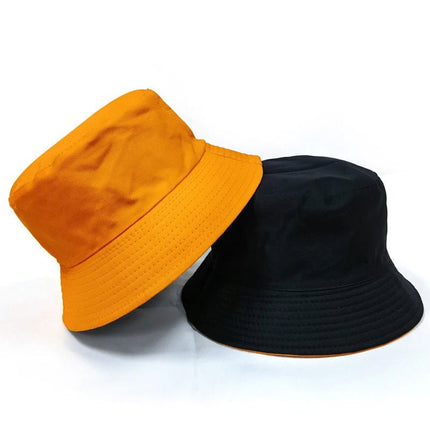 Chapeau bob classique - Orange/noir - M (56 - 58cm) | La boutique du chapeau