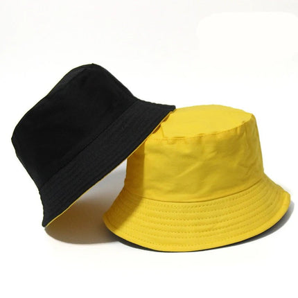 Chapeau bob classique - Noir/jaune - M (56 - 58cm) | La boutique du chapeau