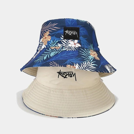 Chapeau bob léger - Beige/bleu - M (56 - 58cm) | La boutique du chapeau
