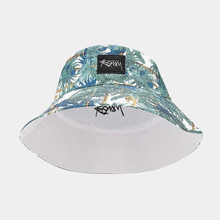 Chapeau bob léger - Blanc/bleu - M (56 - 58cm) | La boutique du chapeau