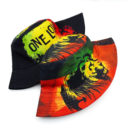 Chapeau bob Rasta - Lion - M (56 - 58cm) | La boutique du chapeau