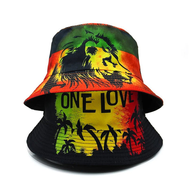 Chapeau bob Rasta - Lion - M (56 - 58cm) | La boutique du chapeau