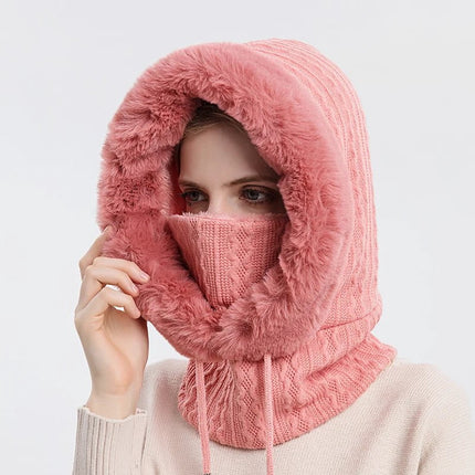 Chapeau capuche - Rose/rouge - Ajustable (du 54 au 59) | La boutique du chapeau