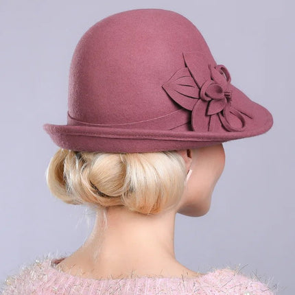 Chapeau cloche - Rouge - M (56 - 58cm) | La boutique du chapeau