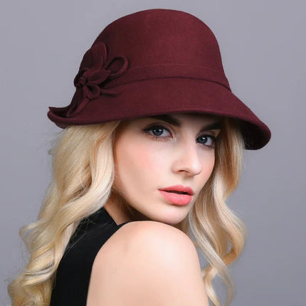 Chapeau cloche - Rouge - M (56 - 58cm) | La boutique du chapeau