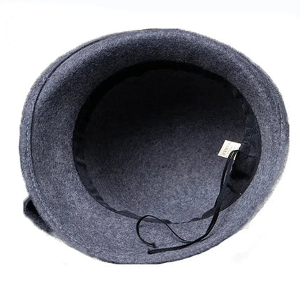 Chapeau cloche avec nœud - Bordeau - M (56 - 58cm) | La boutique du chapeau