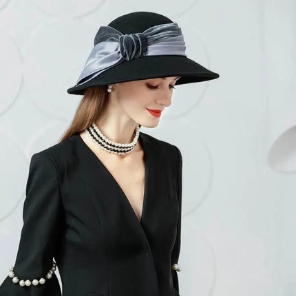 Chapeau cloche élégant pour femme - Bordeau - M (56 - 58cm) | La boutique du chapeau