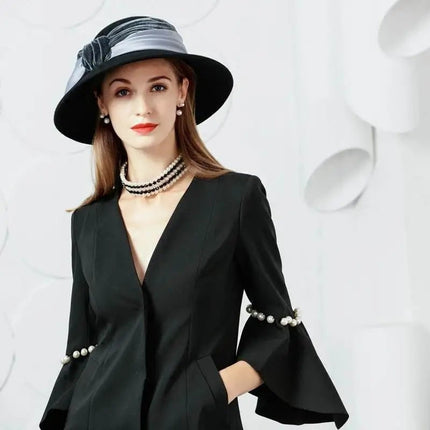 Chapeau cloche élégant pour femme - Bordeau - M (56 - 58cm) | La boutique du chapeau