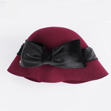 Chapeau cloche en feutre léger - Rouge - M (56 - 58cm) | La boutique du chapeau