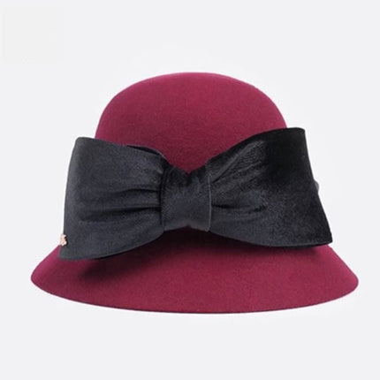 Chapeau cloche en feutre léger - Rouge - M (56 - 58cm) | La boutique du chapeau