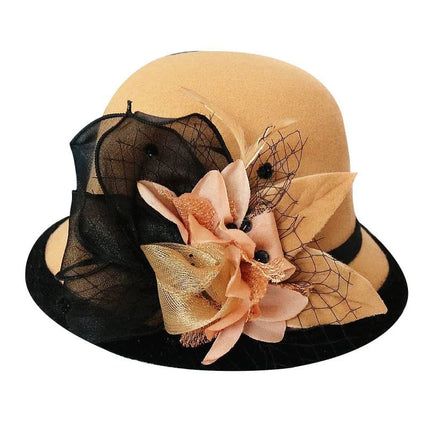 Chapeau cloche en laine - Bleu marine - M (56 - 58cm) | La boutique du chapeau