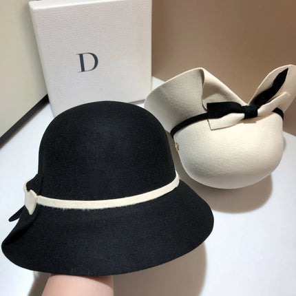 Chapeau cloche en laine australienne - Blanc - M (56 - 58cm) | La boutique du chapeau