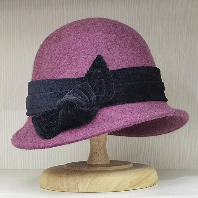Chapeau cloche femme année 20 - Violet - M (56 - 58cm) | La boutique du chapeau
