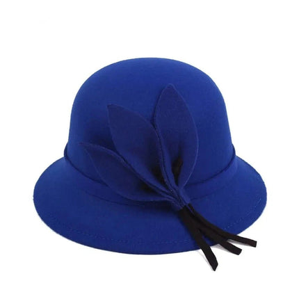 Chapeau cloche laine femme - Rose - M (56 - 58cm) | La boutique du chapeau