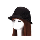 Chapeau cloche luxe - Noir - M (56 - 58cm) | La boutique du chapeau